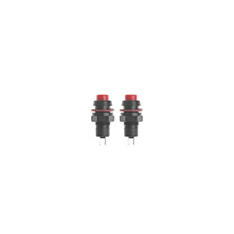 Boton Pulsador DS-213 momentaneo 12mm SPST con empaquetadura Boton Pulsador DS-213 momentaneo 12mm SPST con empaquetadura
