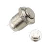 Boton Pulsador momentaneo metalico 12mm SPST Boton Pulsador momentaneo metalico 12mm SPST
