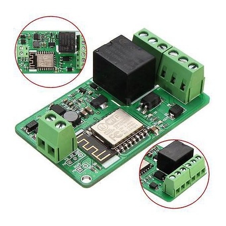 Placa control ESP8266 con rele