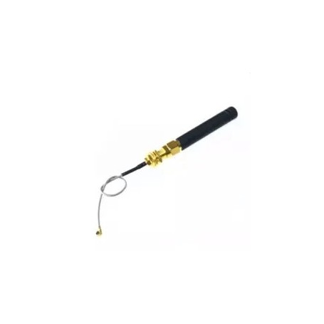 Antena recta SMA con cable y terminal IPX (u.fl) GSM