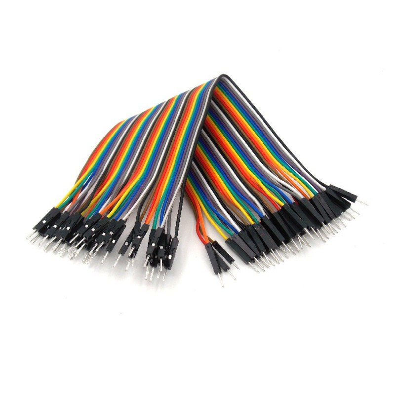 Cables dupont 40 pines (variedad de tipo y tamaño) Cables dupont 40 pines (variedad de tipo y tamaño)