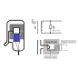 Transformador sensor de corriente alterna 30A Transformador sensor de corriente alterna 30A