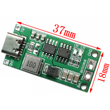 Cargador Batería de Li-Ion 4S (4 Celdas) con USB-C DDTCCRUB