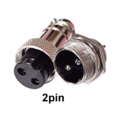 Conector GX16 de aviacion 2P