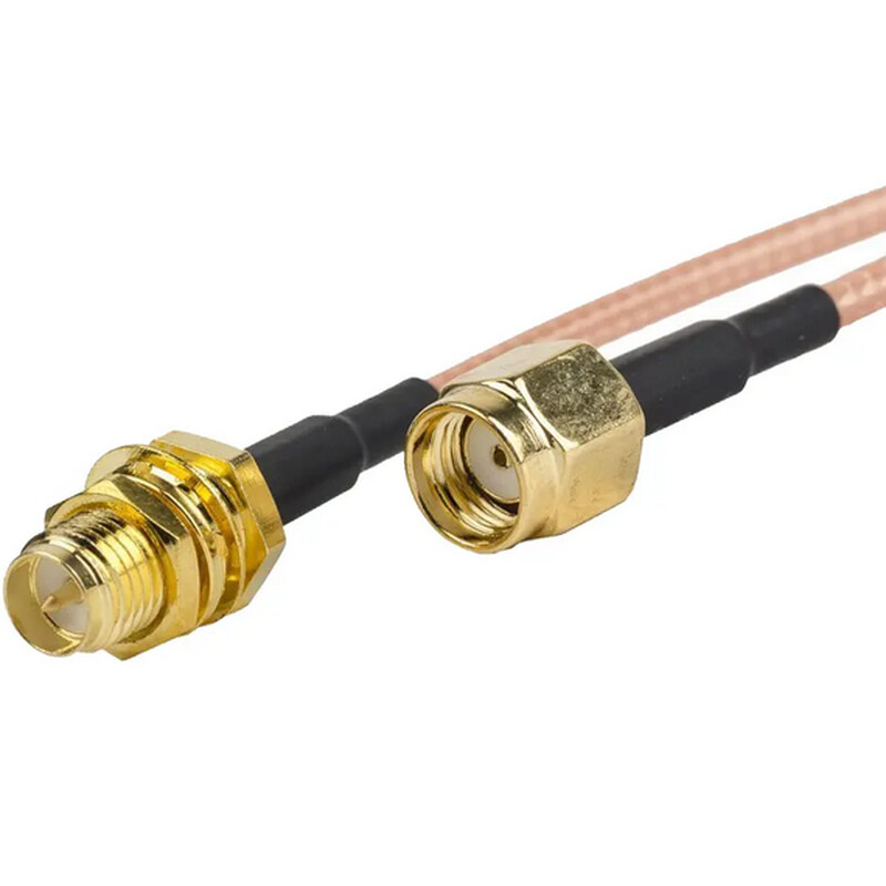 Extensión de cable coaxial RP-SMA Hembra a RP-SMA Macho de 5m RG316 Extensión de cable coaxial RP-SMA Hembra a RP-SMA Macho de 5m RG316