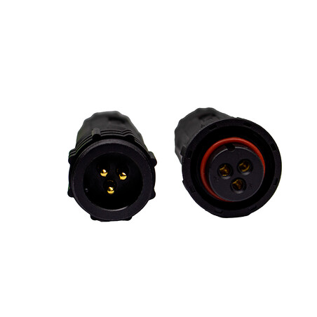 Conector IP67 ZE13 3P 20 Amperes Volante Volante