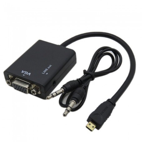 Adaptador micro HDMI a VGA